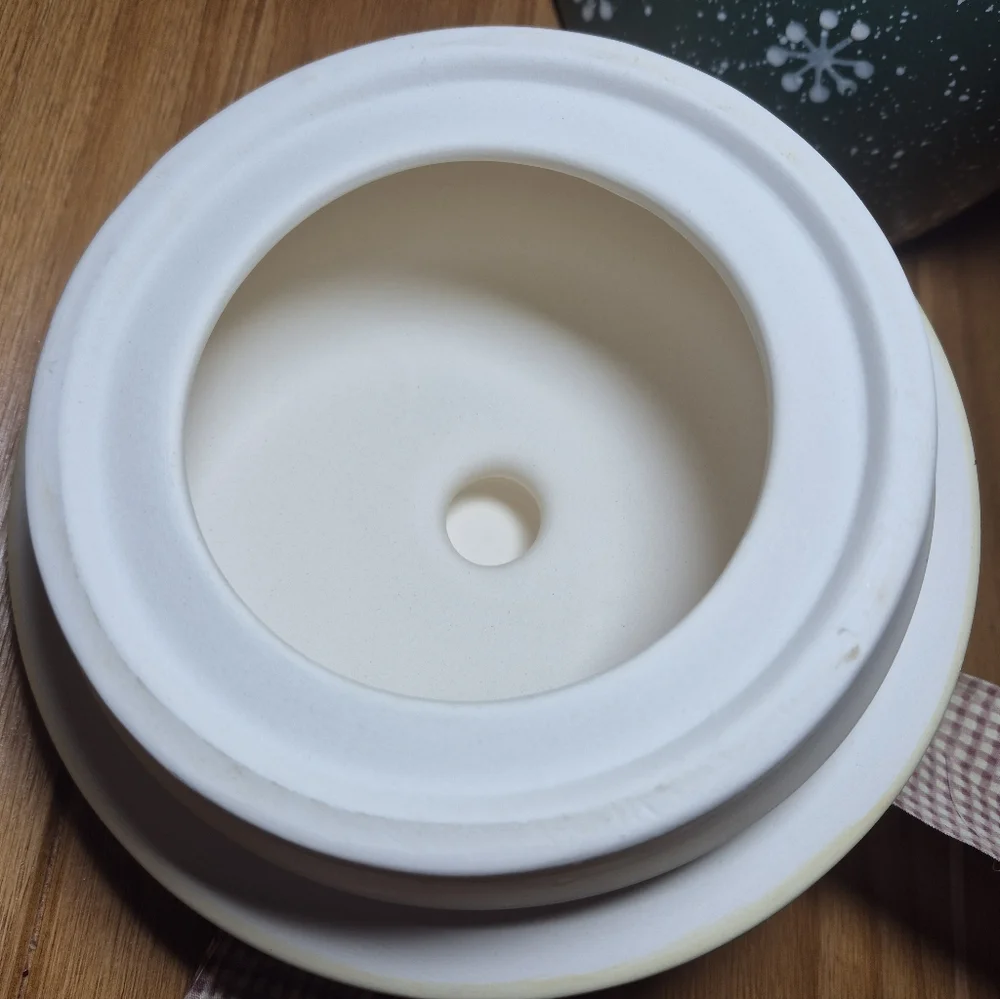 Festive‎ Happy Holidays Santa Cookie Jar